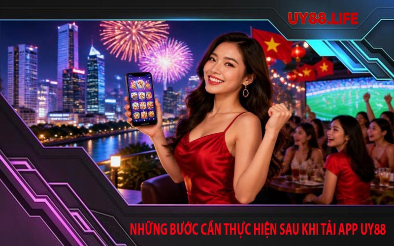 Những bước cần thực hiện sau khi tải app UY88